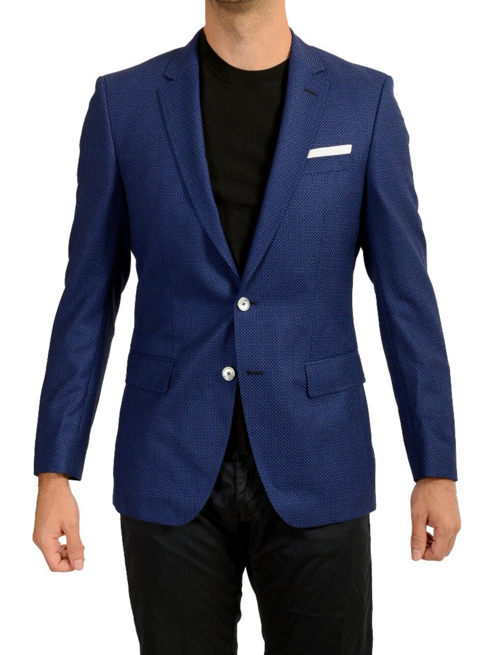 Hugo Boss Men's "Hutsons4" Slim Fit 100% Wool Sport Coat Blazer US 42S IT 52S
